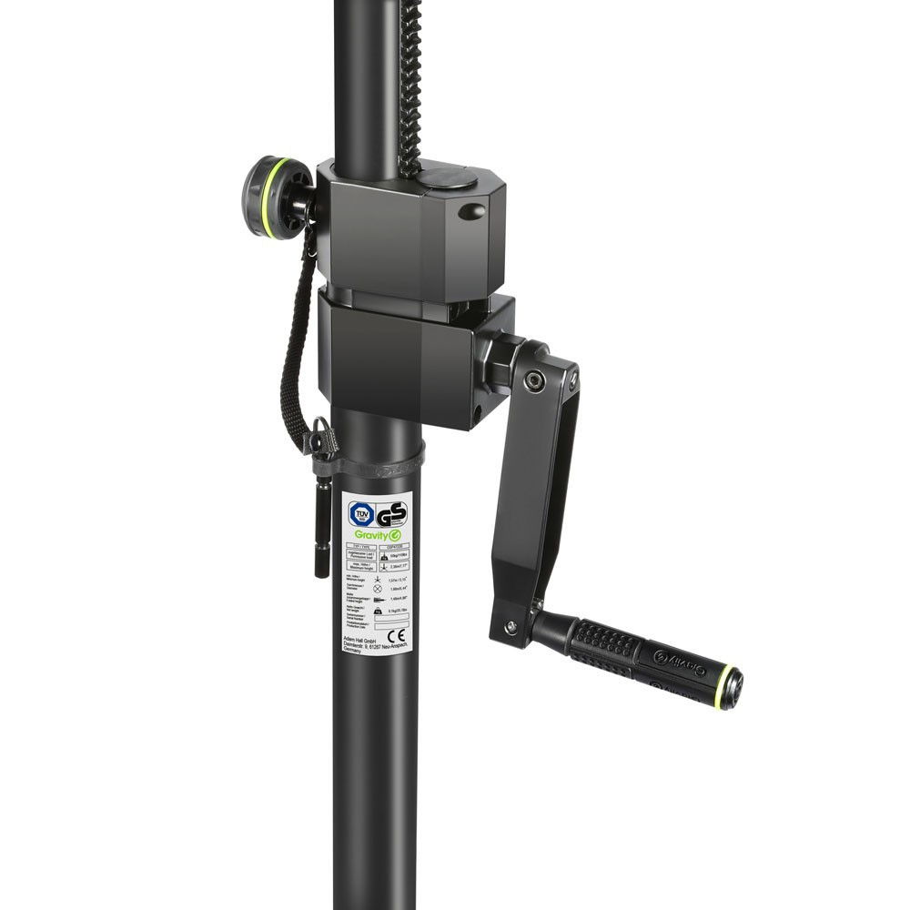 Gravity SP 4722 B Lautsprecher-Kurbelstativ