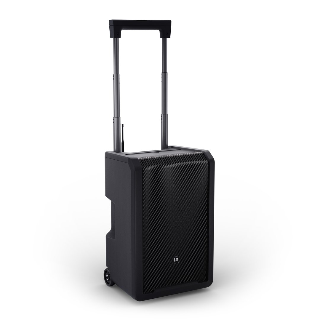 LD Systems  ANNY 10 BPH B6  10" Mobiler Bluetooth PA-Lautsprecher mit Akku, Mixer + 1x Headset-Micro