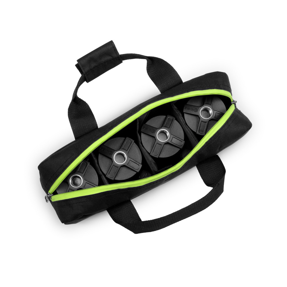 Gravity  SA BELT 1 B SET 1  4 Absperrgurt-Kassetten für Ständermontage inkl. Tasche