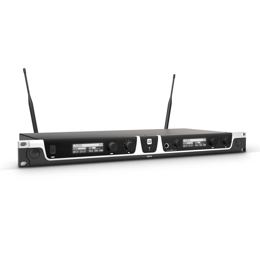 LD Systems U518 HHC 2 Funkmikrofon System mit 2 x Handmikrofon Kondensator