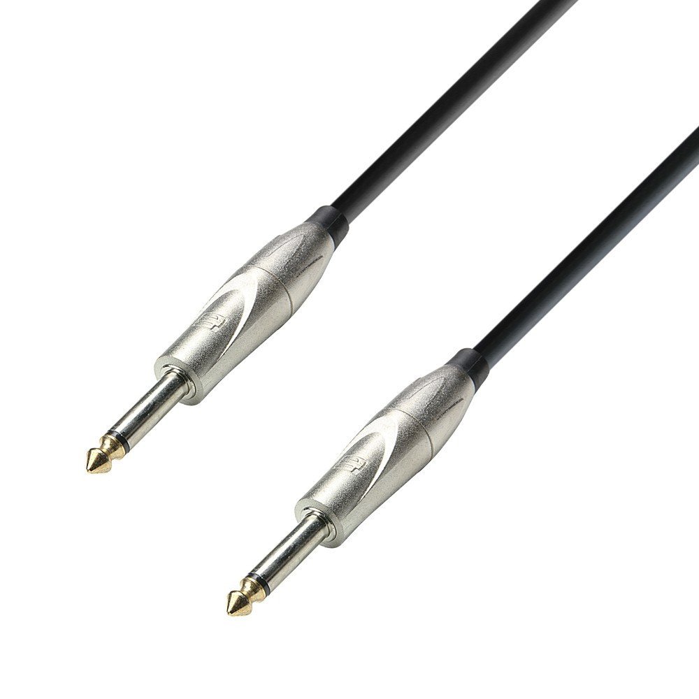 Adam Hall Cables K3 IPP 0300 Instrumentenkabel 6,3 mm Klinke mono auf 6,3 mm Klinke mono
