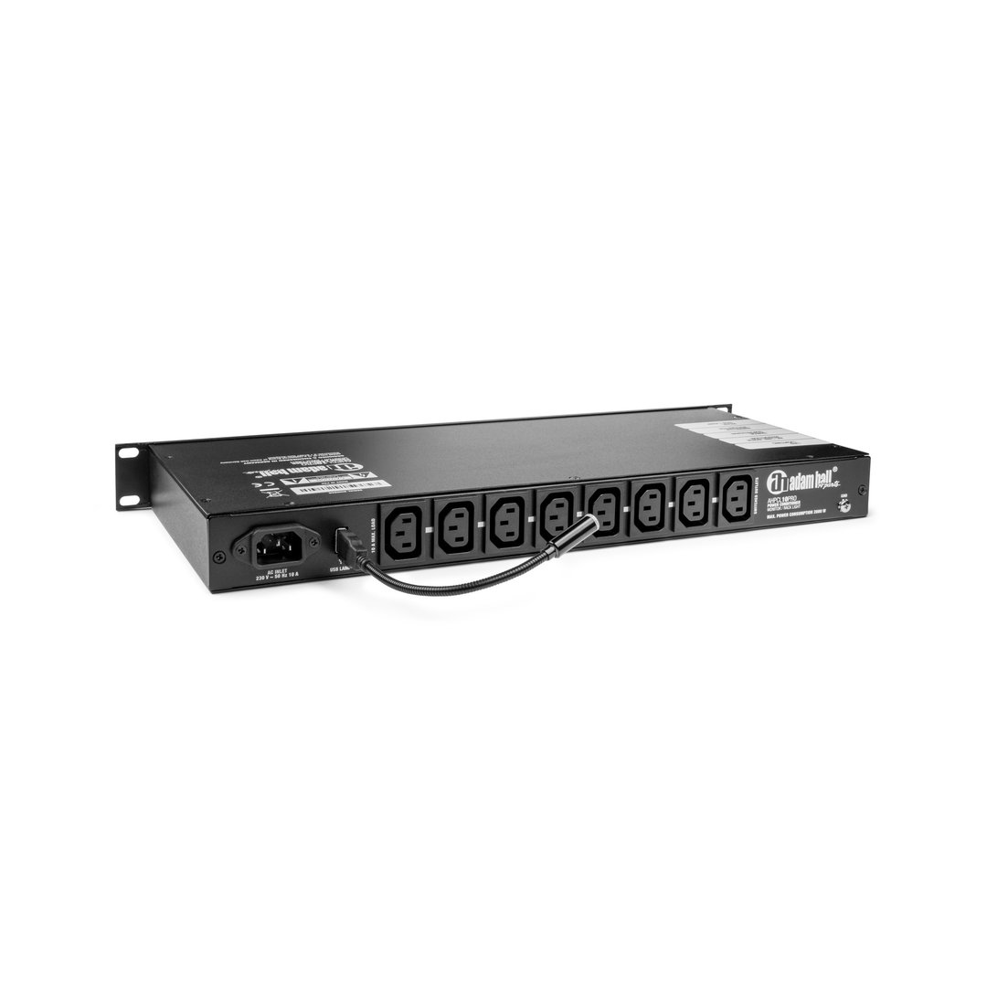Adam Hall 19" Parts PCL 10 PRO Power Conditioner mit Volt- und Amperemeter