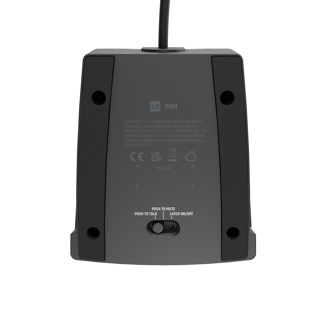 LD Systems PAM Paging Tischmikrofon mit Schwanenhals