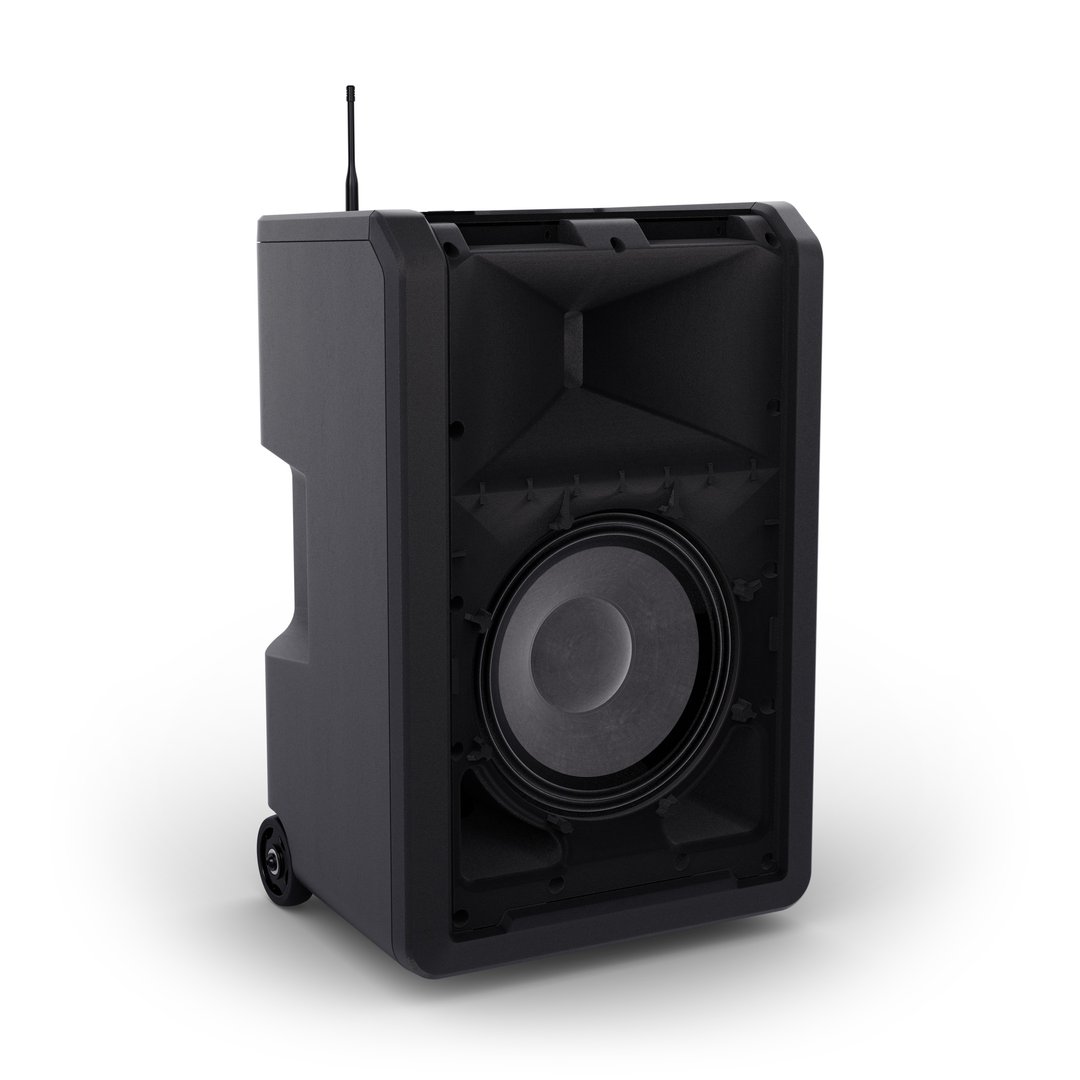 LD Systems  ANNY 10 BPH B6  10" Mobiler Bluetooth PA-Lautsprecher mit Akku, Mixer + 1x Headset-Micro
