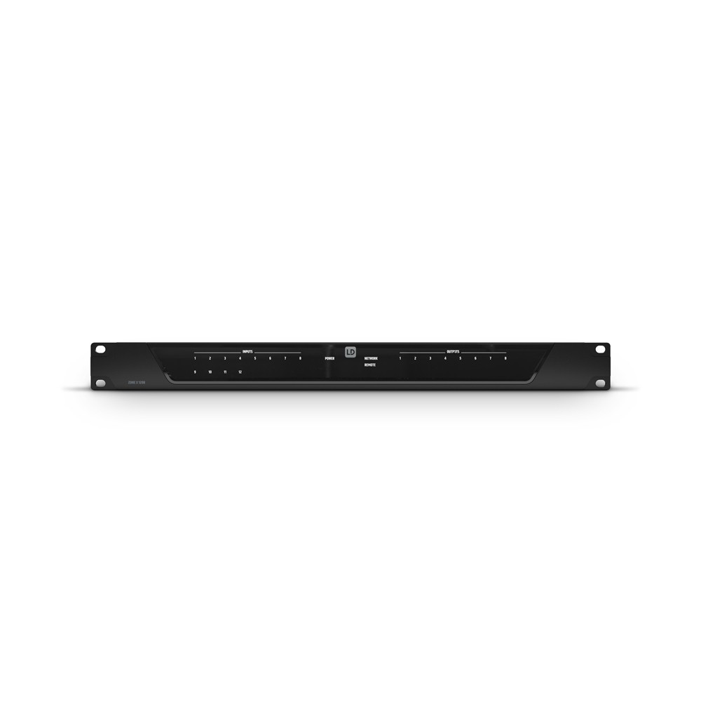 LD Systems ZONE X 1208 DSP-Matrix mit Hybrid-Architektur - 12 IN / 8 OUT