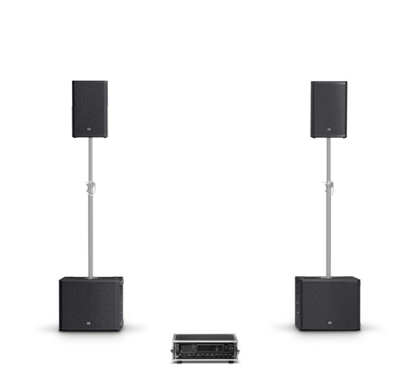 LD Systems STINGER G3 EVENT SET 2 x 10" Passiv-PA-Lautsprecher + 2 x 15" Passiv-Subwoofer + Endstufe