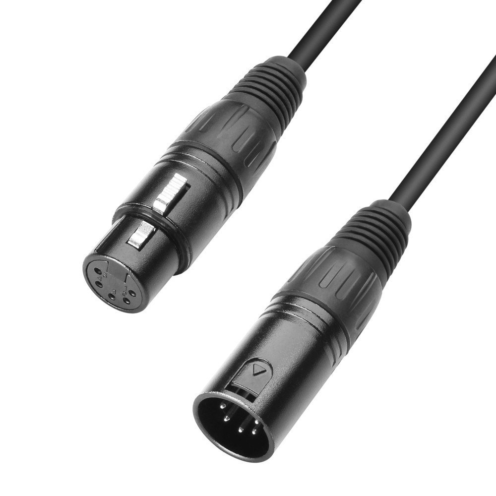 Adam Hall Cables K3 DGH 0600 DMX Kabel XLR male 5 Pol auf XLR female 5 Pol
