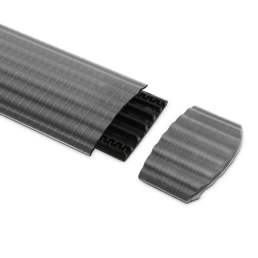 Defender  OFFICE ER GREY  Endstück grau für 85160 Kabelkanal 4 Kanäle