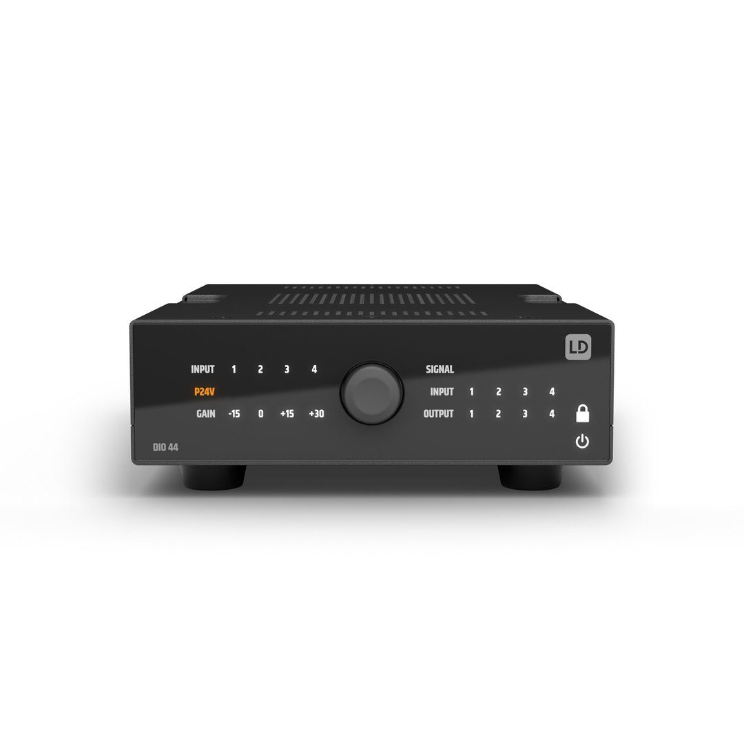 LD Systems DIO 44 4x4 Ein-/Ausgänge Dante-Interface