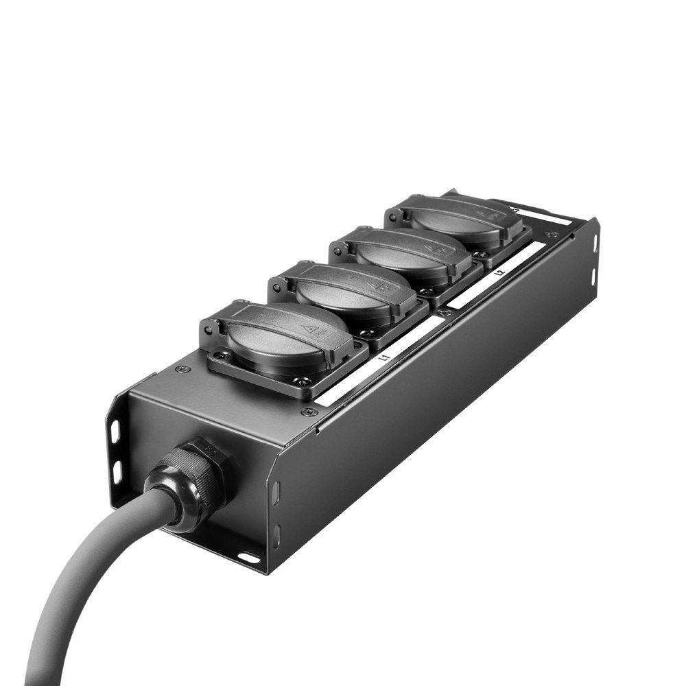 Adam Hall Cables PRO PORT 4 CEE STROMVERTEILER 4XIP54+1X PTWIST OUT+CEE 16A