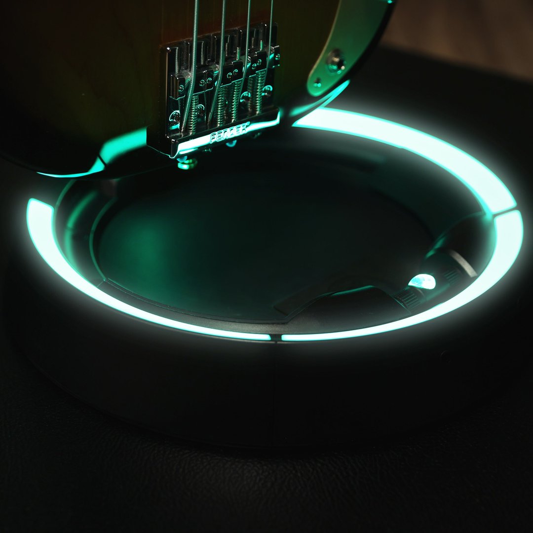 Gravity GS LS 01 NH B Guitar GLOW STAND®, Neckhug