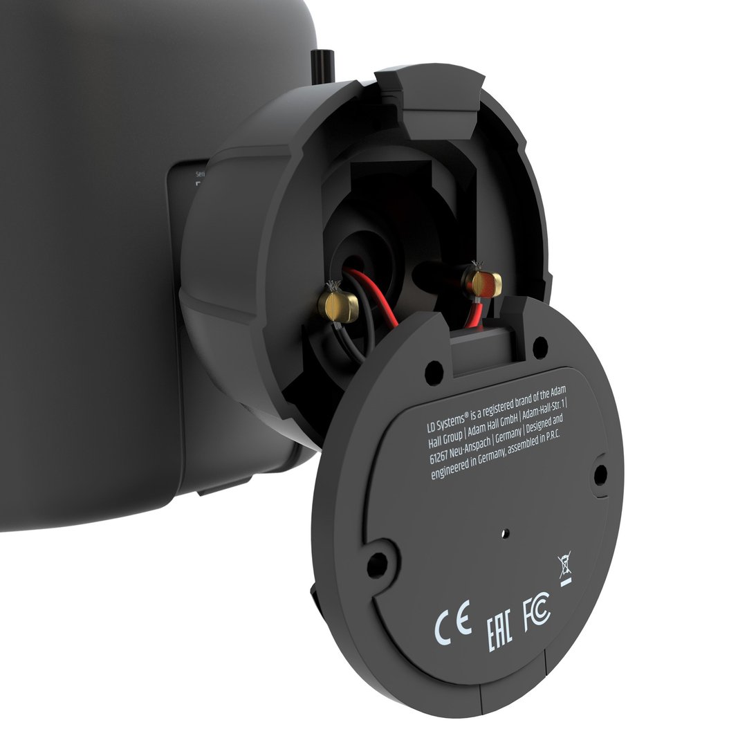 LD Systems DQOR 3  B 3" Indoor/Outdoor 2-Wege-Installationslautsprecher passiv 8 Ohm, schwarz
