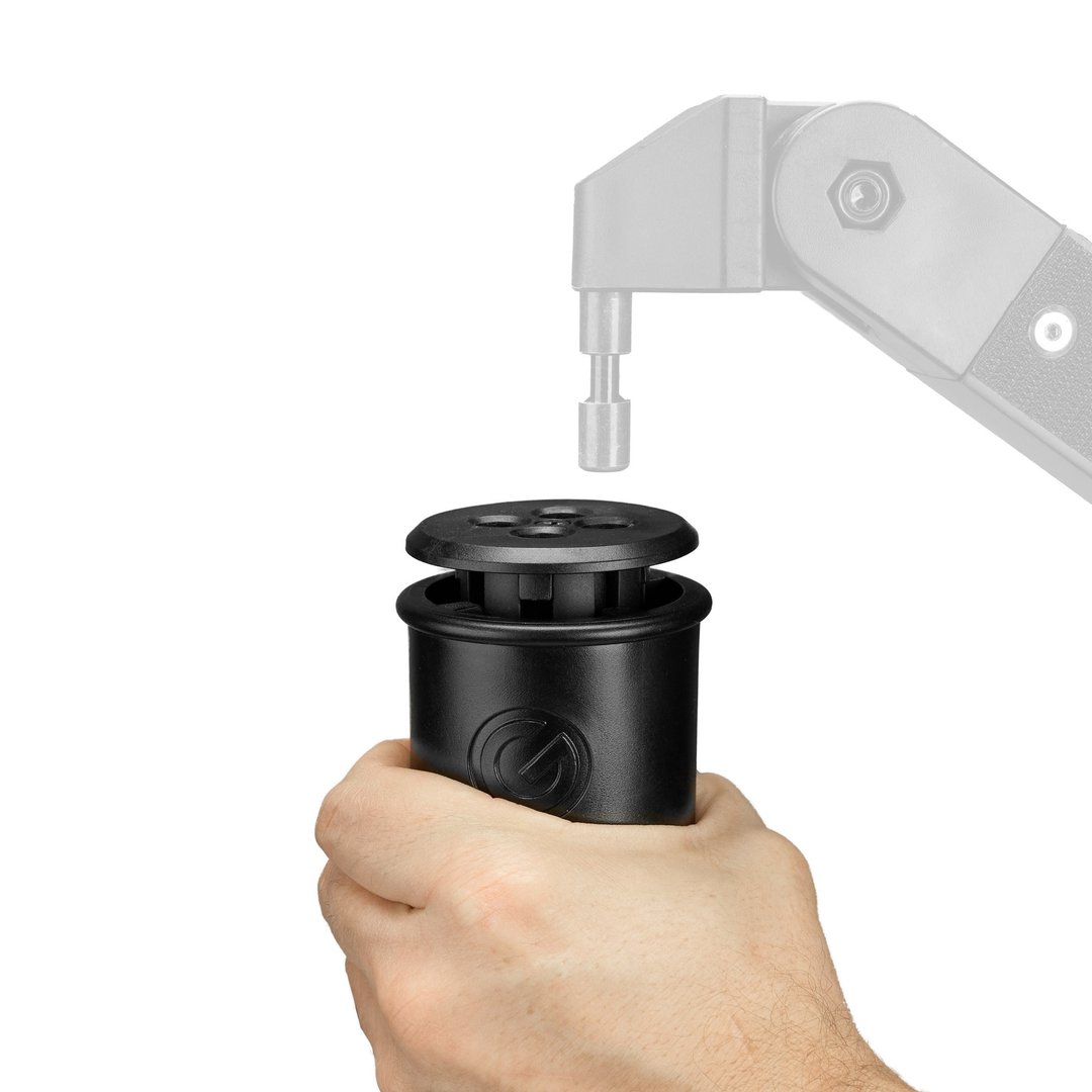 Gravity PAD A 4-Wege-Pipe-and-Drape-Adapter für 35 mm-Stative