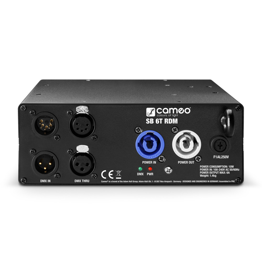 Cameo SB 6 T RDM 6-Kanal DMX/RDM Splitter/Booster