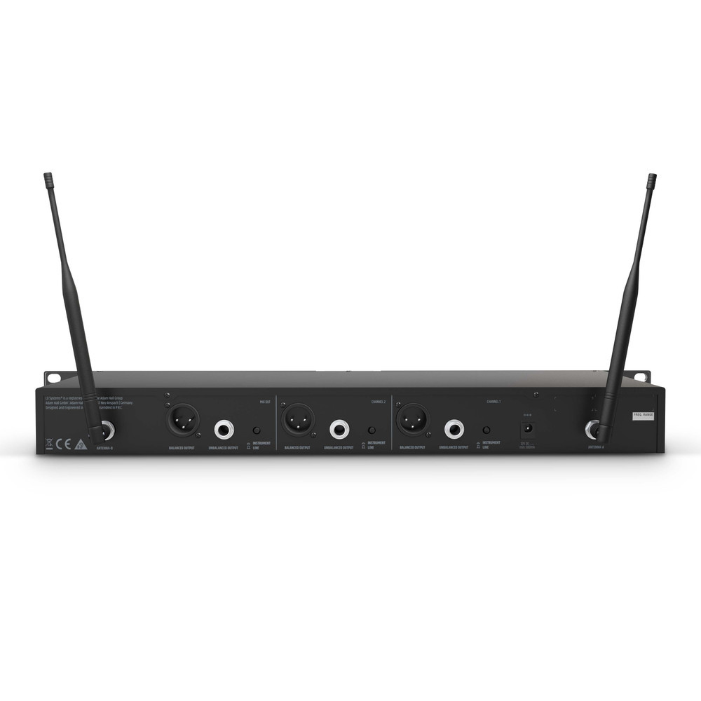 LD Systems U508 BPH 2 Dual - Funkmikrofon System mit 2 x Bodypack + 2 x Headset