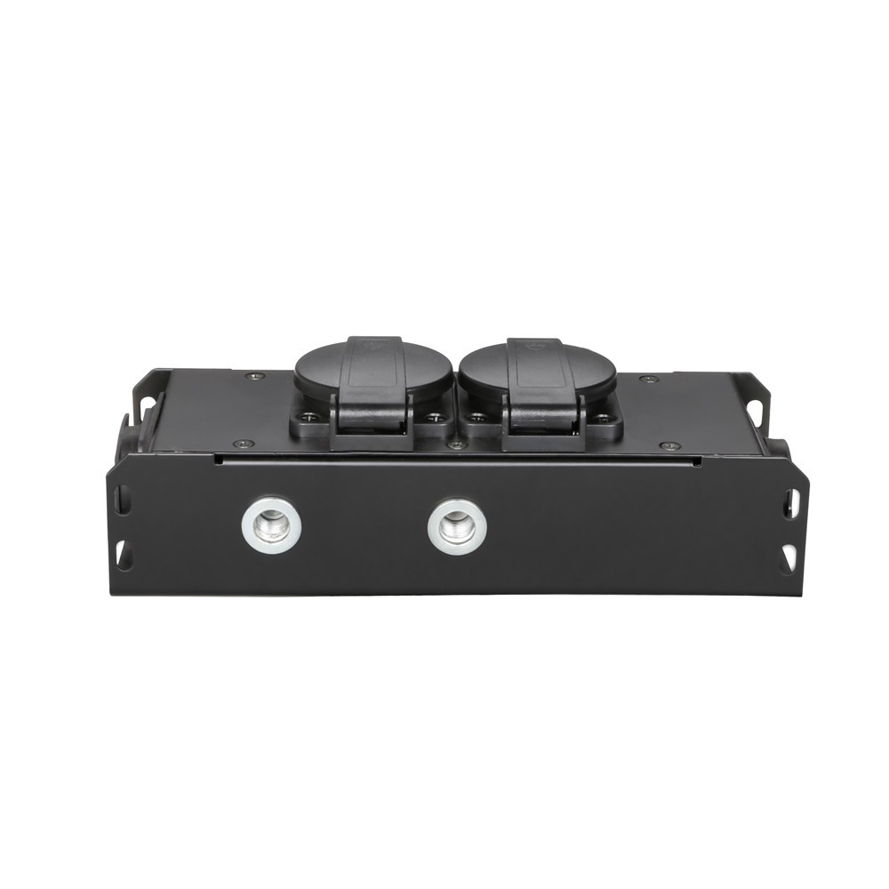 Adam Hall Cables PRO PORT 2 T Stromverteiler 2 x IP54 Schuko out & IP65 in/out