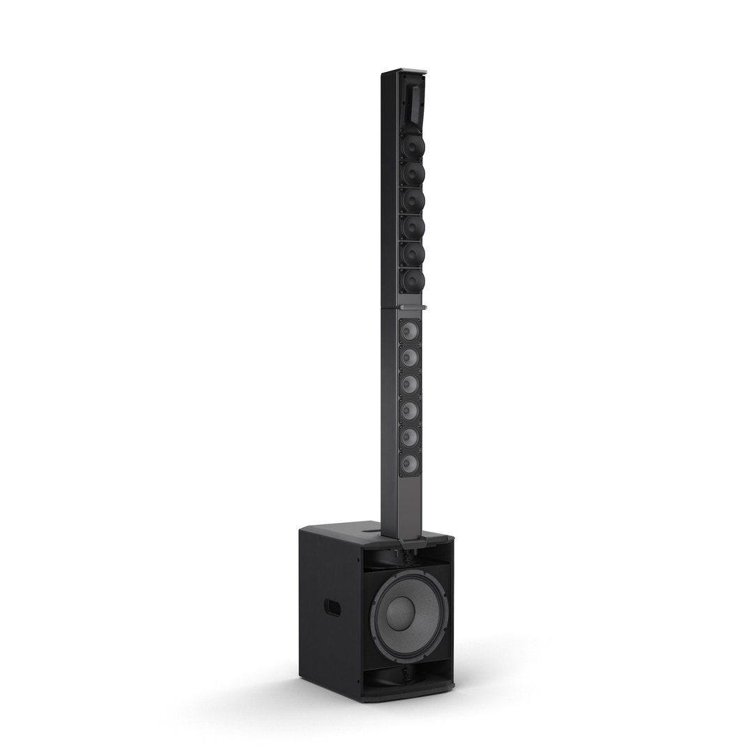 LD Systems MAUI 28 G3 Kompaktes Cardioid Säulen PA System, Schwarz