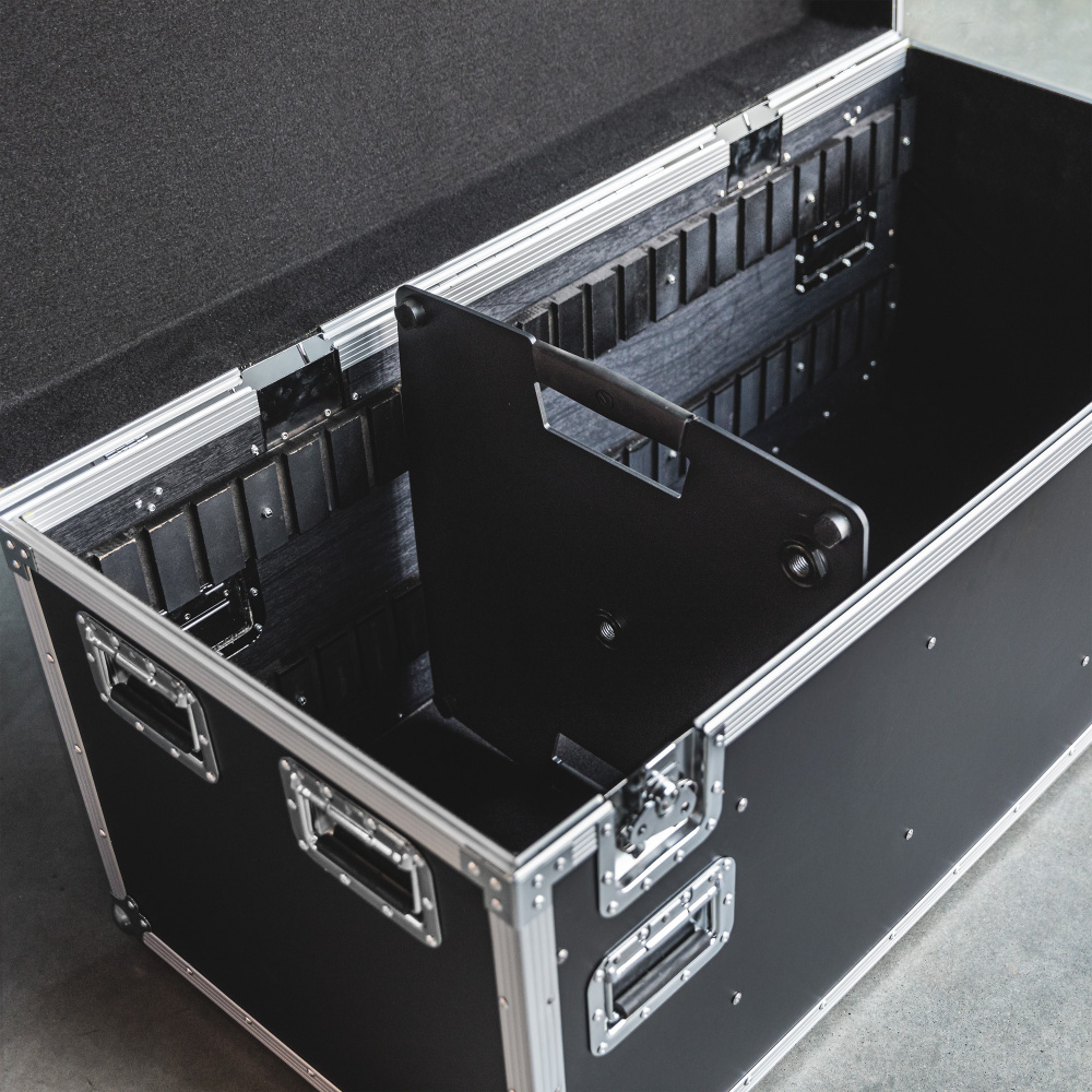 Gravity  TWB 431 B  Quadratischer Touring Stahl-Standfuß mit Exzentrischer Montagemöglichkeit