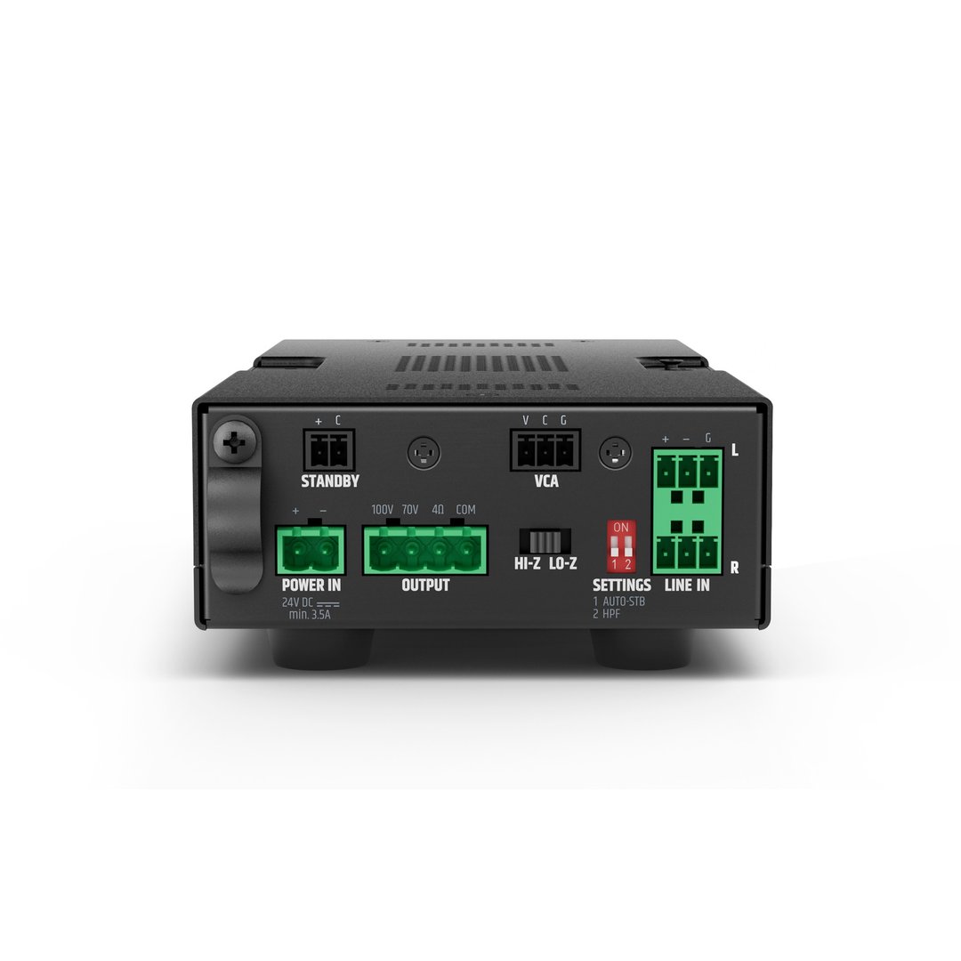 LD Systems  AMP 106 T  1-Kanal Mini Installationsendstufe 60 W @ 4 Ohm / 70V/100V