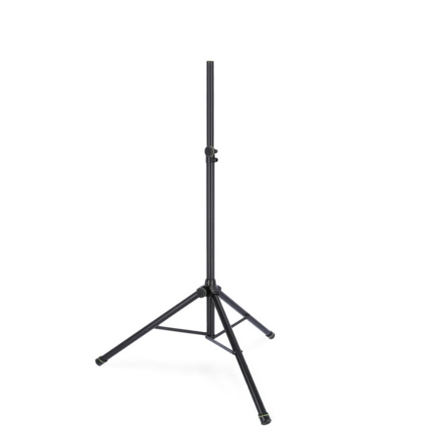 Gravity SP 5211 GS B Lautsprecherständer mit Gasdruckfeder 35 mm, Aluminium Schwarz