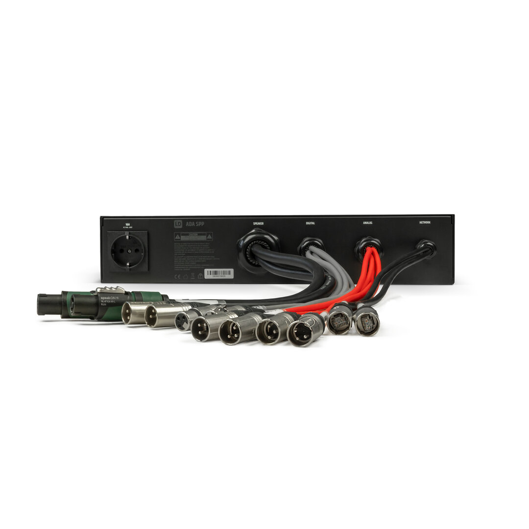 LD Systems ADA SPP 2HE, 19" Front-I/O Patchpanel