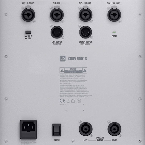 LD Systems CURV 500 AVS W Portables Array System AV Set