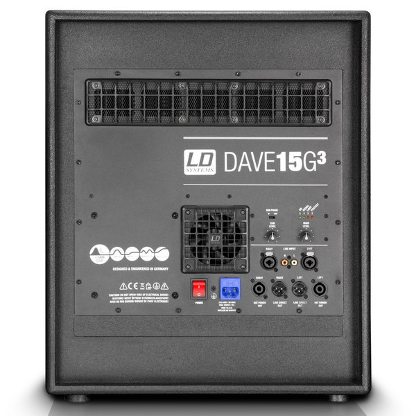 LD Systems DAVE 15 G3 Kompaktes 15" PA System aktiv