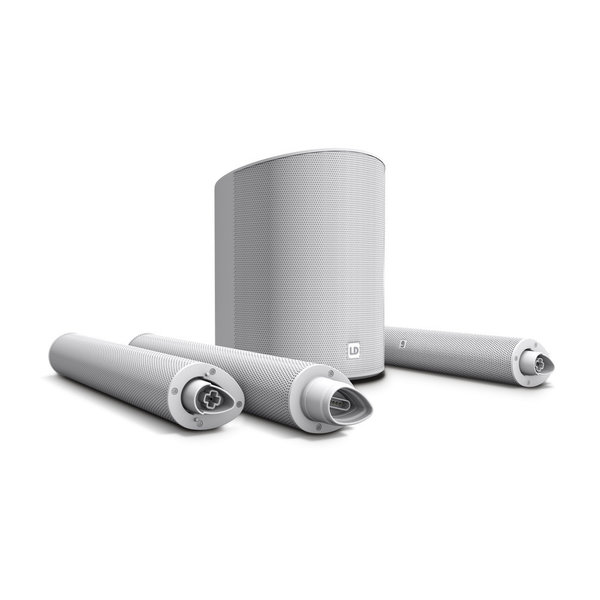 LD Systems MAUI 5 GO 100 W batteriebetriebenes Säulen-PA-System weiß