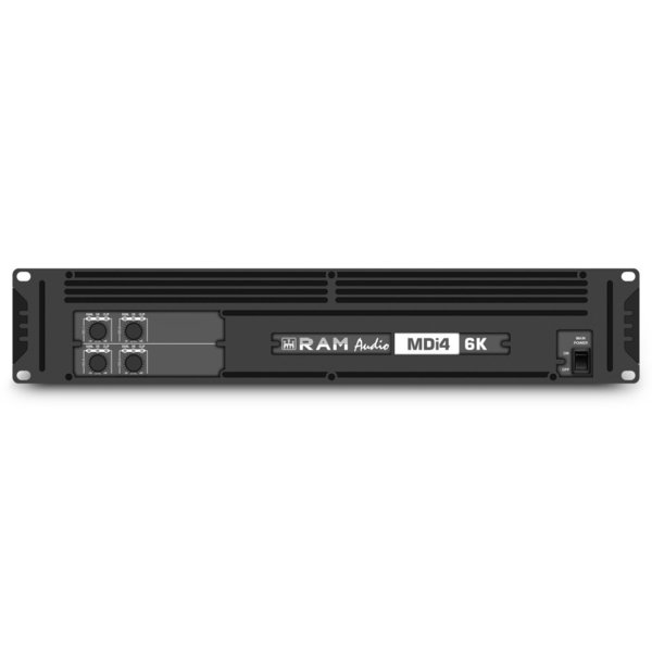 Ram Audio MDi4-6K S/X 4 Kanal Verstärker 4 x 1500W 4 Ohm mit Speakon/XLR
