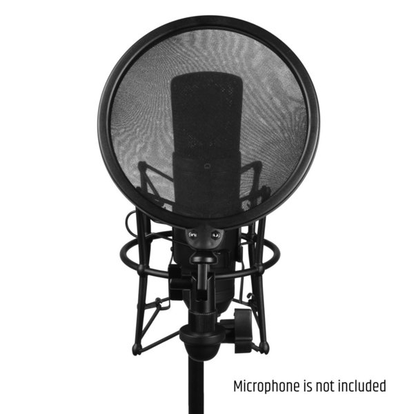 Adam Hall Stands DSM 400 Mikrofonspinne mit Pop Filter