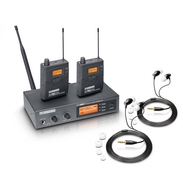 LD Systems MEI 1000 G2 BUNDLE In-Ear Monitoring System drahtlos