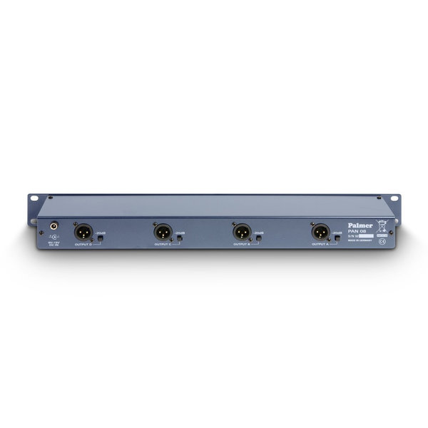Palmer PAN 08 19" DI-Box/Line Isolator 4 Kanal aktiv