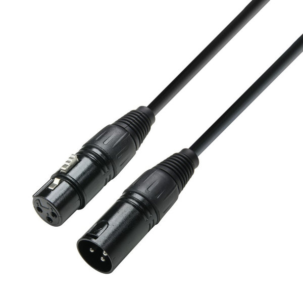 Adam Hall Cables K3 DMF 0300 DMX Kabel XLR male auf XLR female