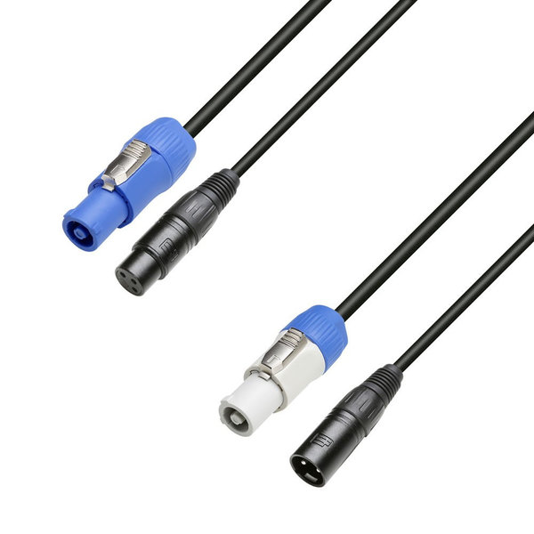 Adam Hall Cables 8101 PSDT 0150 Netz- & DMX Kabel Power Twist